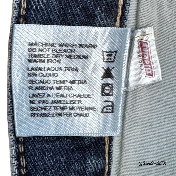 DICKIES Big & Tall Relaxed Fit Carpenter Blue Jeans - 36X34 - Picture 12 of 12